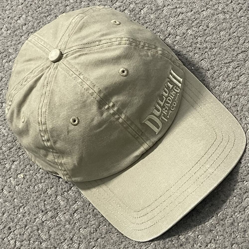 Duluth Hat Mens XL Beige Embroidered Logo Cap